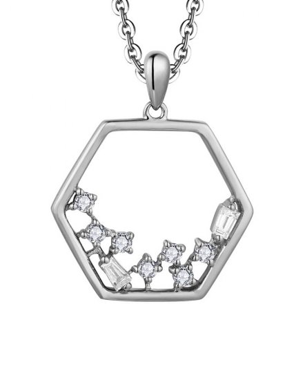 HEXAGON STYLE DIAMOND PENDANT (TP3460)