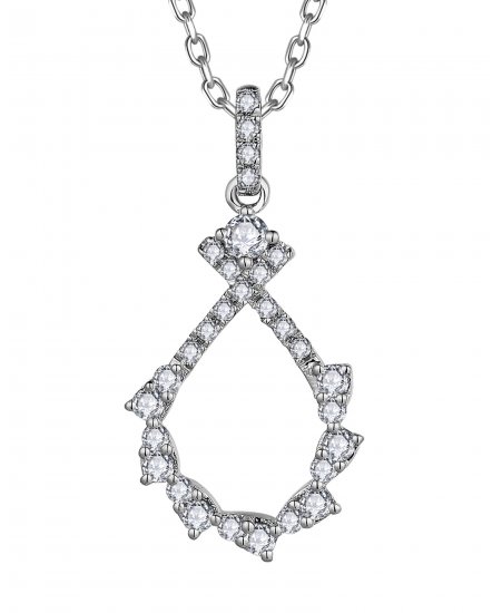 PEAR STYLE DIAMOND PENDANT (TP3463)