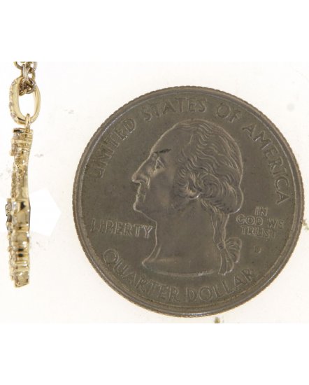 PEAR STYLE DIAMOND PENDANT (TP3463)