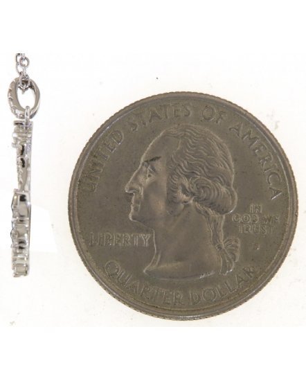 PEAR STYLE DIAMOND PENDANT (TP3463)