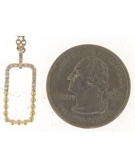 STRAIGHT BAR DIAMOND PENDANT (TP3464)