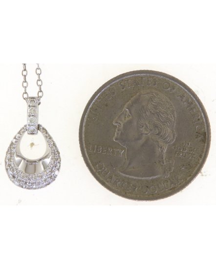 PEAR STYLE DIAMOND PENDANT (TP3468)