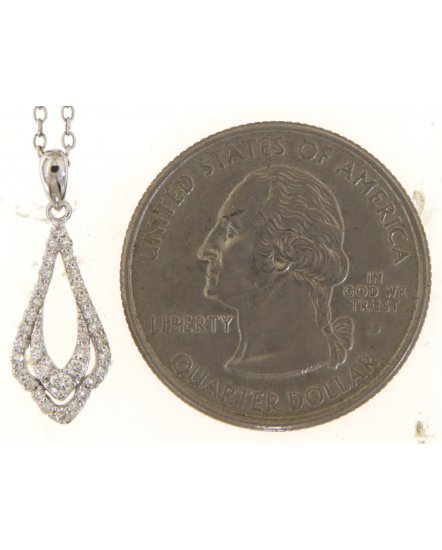 LEAF STYLE DIAMOND PENDANT (TP3471)