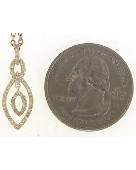 MARQUISE STYLE INTER LINKED DIAMOND PENDANT (TP3472)