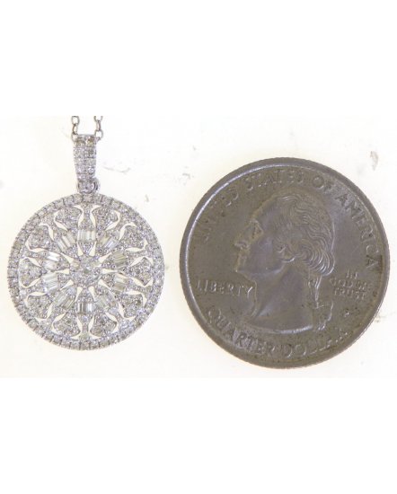 ROUND DIAMOND PENDANT (TP3476)