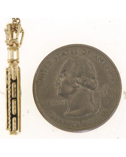 RECTANGLE BAGUETTE DIAMOND PENDANT (TP3480)