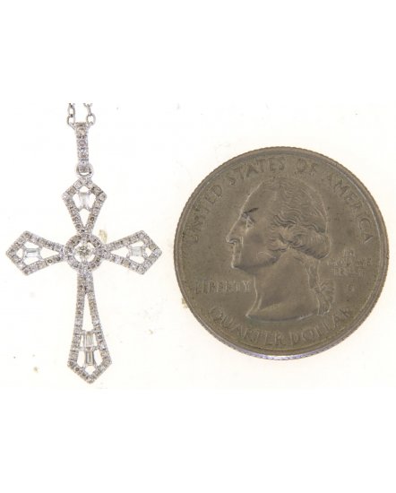 CROSS DIAMOND PENDANT (TP3488)