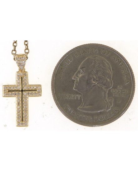 CROSS DIAMOND PENDANT (TP3494)