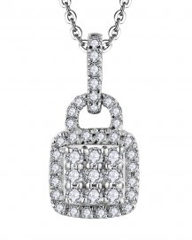 SQUARE SHAPE DIAMOND PENDANT (TP3496)