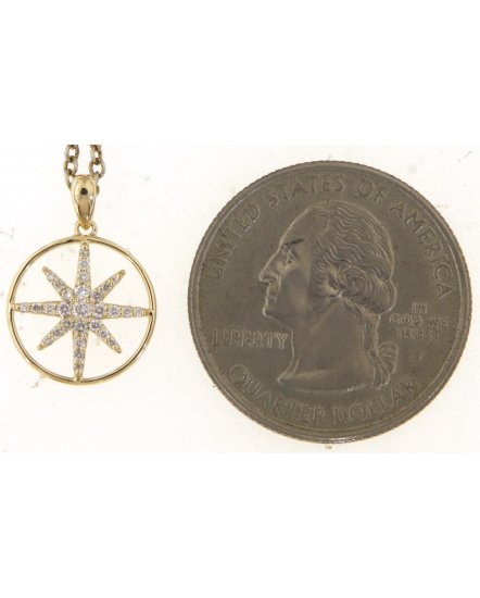 STARBURST DIAMOND PENDANT (TP3498)