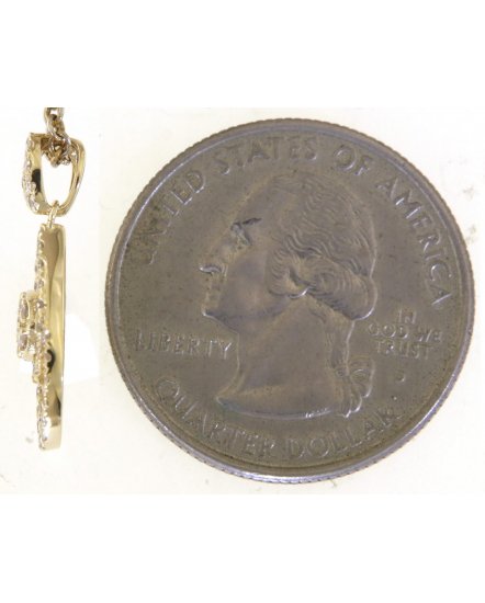 PEAR STYLE DIAMOND PENDANT (TP3499)