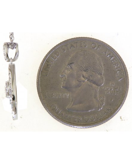 PEAR STYLE DIAMOND PENDANT (TP3499)