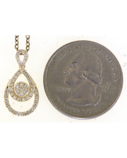 PEAR STYLE DIAMOND PENDANT (TP3499)