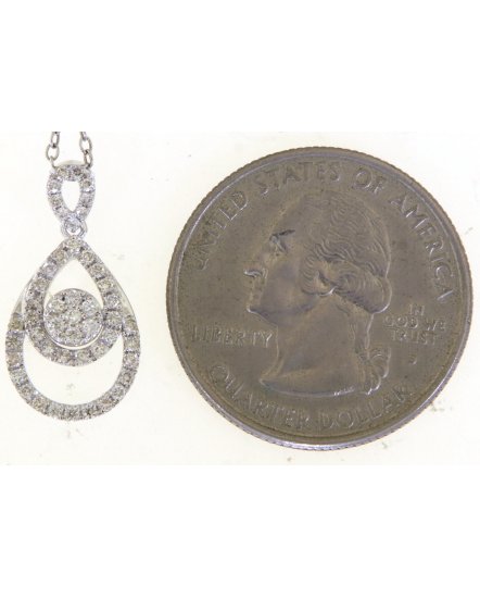 PEAR STYLE DIAMOND PENDANT (TP3499)