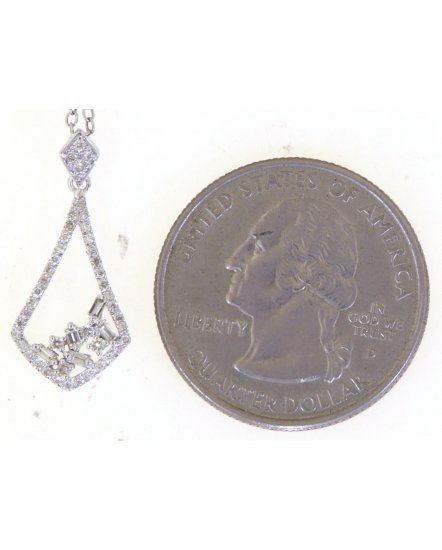 KITE SHAPE DIAMOND PENDANT (TP3501)