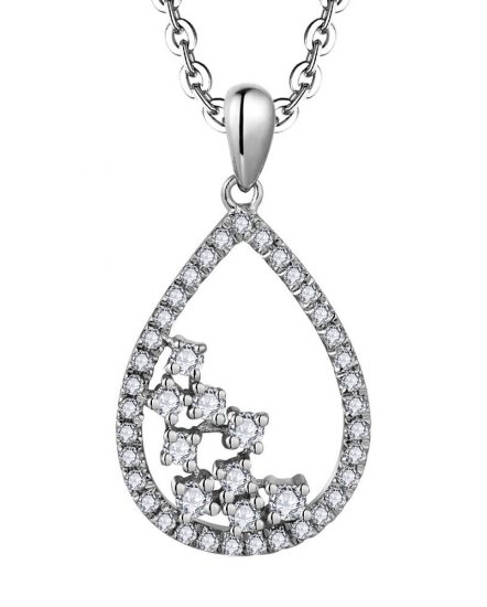 PEAR STYLE DIAMOND PENDANT (TP3503)