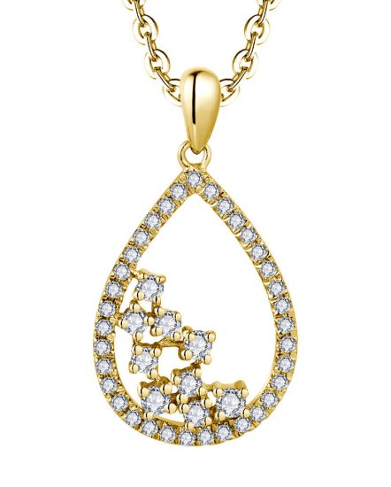 PEAR STYLE DIAMOND PENDANT (TP3503)
