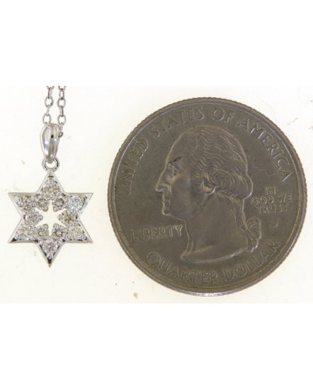 JEWISH STAR DIAMOND PENDANT (TP3505)