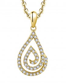 PEAR STYLE DIAMOND PENDANT (TP3509)