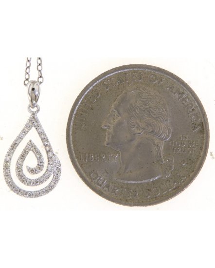 PEAR STYLE DIAMOND PENDANT (TP3509)