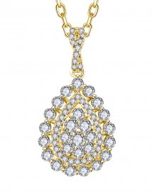 PEAR STYLE DIAMOND PENDANT (TP3519)