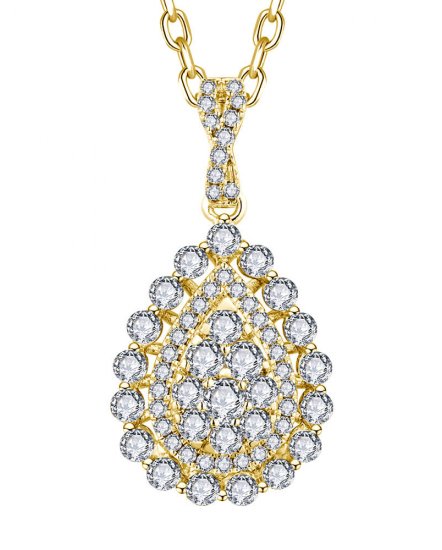 PEAR STYLE DIAMOND PENDANT (TP3519)