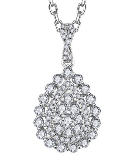 PEAR STYLE DIAMOND PENDANT (TP3519)