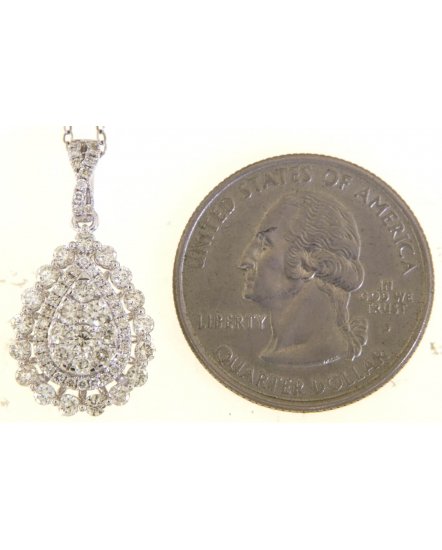 PEAR STYLE DIAMOND PENDANT (TP3519)