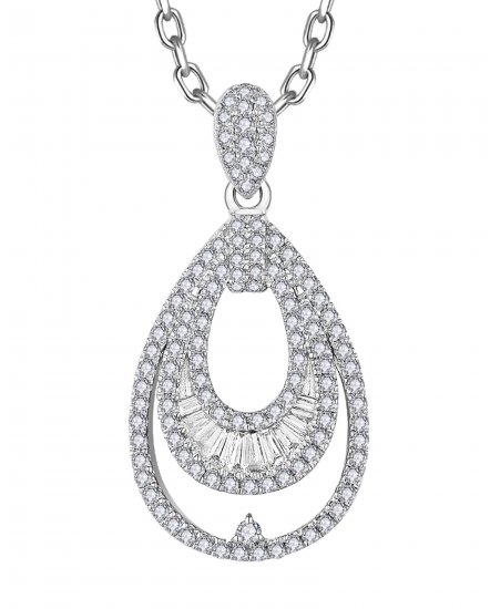 PEAR STYLE DIAMOND PENDANT (TP3523)