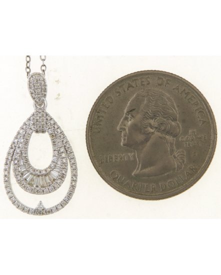 PEAR STYLE DIAMOND PENDANT (TP3523)