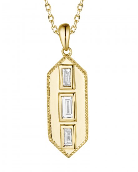 HEXAGON STYLE DIAMOND PENDANT (TP3531)