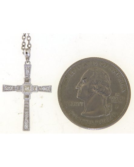 CROSS DIAMOND PENDANT (TP3534)