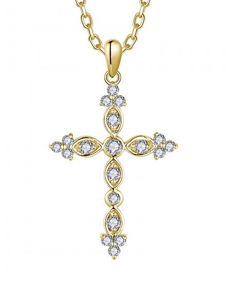 CROSS DIAMOND PENDANT (TP3538)