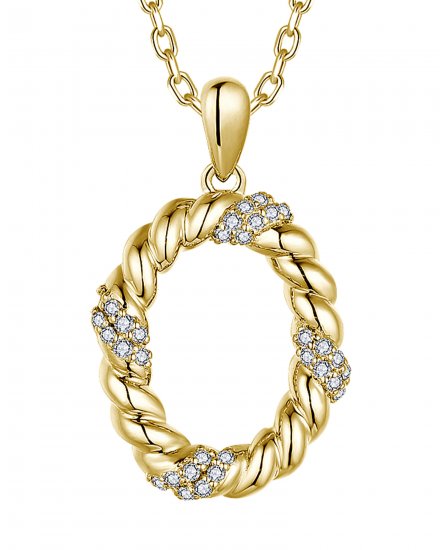 OVAL STYLE DIAMOND PENDANT (TP3548)