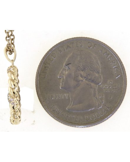 OVAL STYLE DIAMOND PENDANT (TP3548)