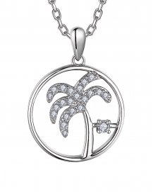 PALM TREE DIAMOND PENDANT (TP3551)