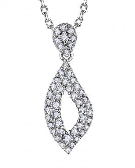 LEAF STYLE DIAMOND PENDANT (TP3553)