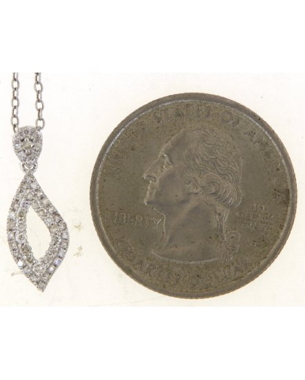 LEAF STYLE DIAMOND PENDANT (TP3553)