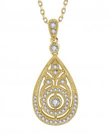 PEAR STYLE DIAMOND PENDANT (TP3557)