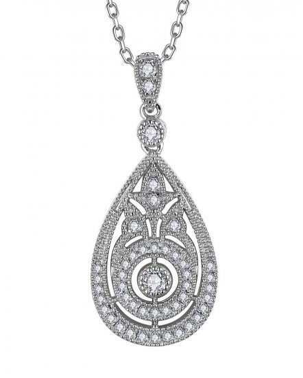 PEAR STYLE DIAMOND PENDANT (TP3557)