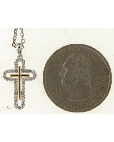 CROSS DIAMOND PENDANT (TP3565)
