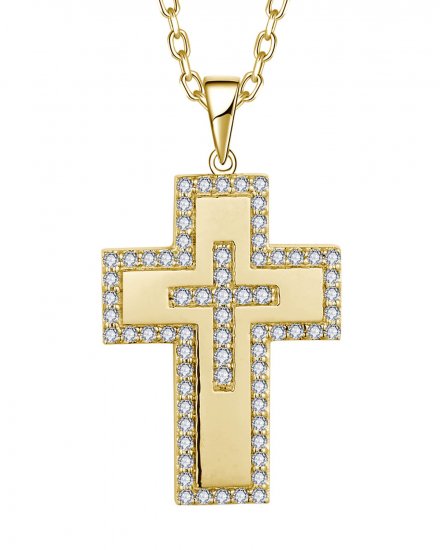 CROSS DIAMOND PENDANT (TP3566)