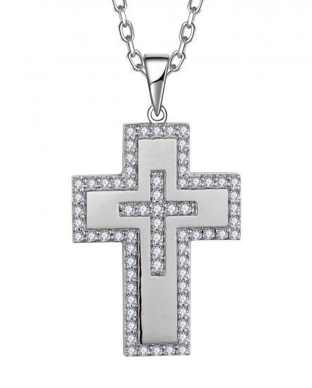 CROSS DIAMOND PENDANT (TP3566)