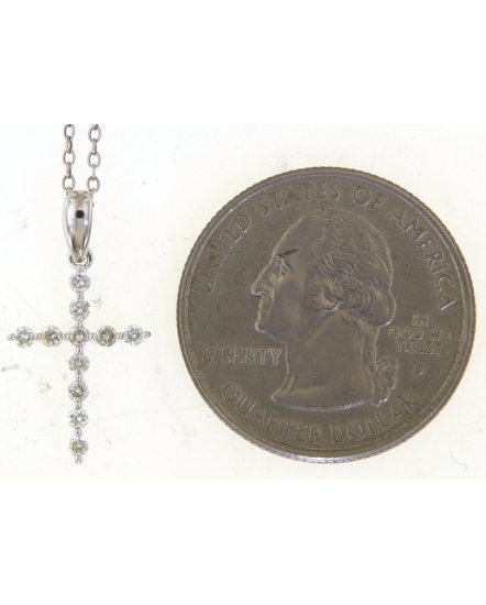 CROSS DIAMOND PENDANT (TP3570)