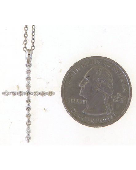 CROSS DIAMOND PENDANT (TP3577)