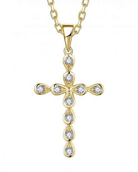 CROSS DIAMOND PENDANT (TP3578)