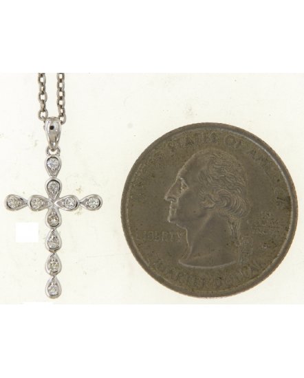 CROSS DIAMOND PENDANT (TP3578)