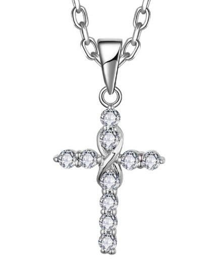 CROSS DIAMOND PENDANT (TP3579)