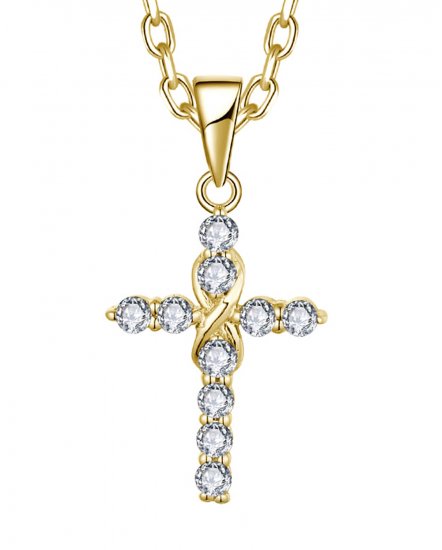 CROSS DIAMOND PENDANT (TP3579)