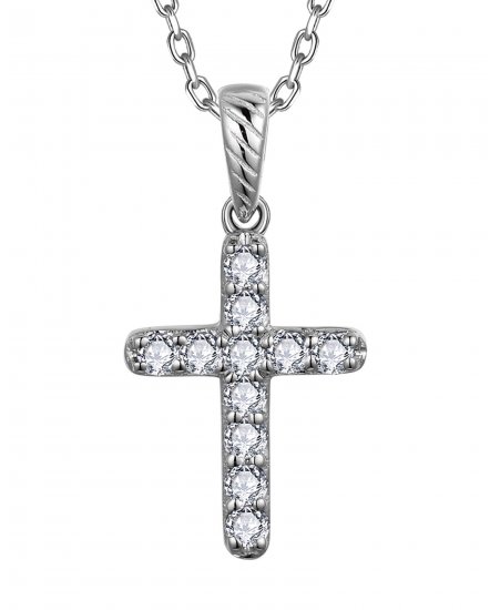 CROSS DIAMOND PENDANT (TP3588)
